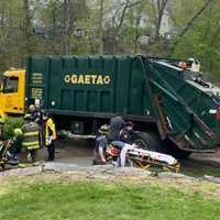 <p>The truck was inches from going airborne.</p>