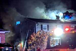 Firefighters Battle North Jersey Blaze