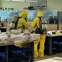 Suspicious Powder At Bergen County Board Of Elections Brings Hazmat Team