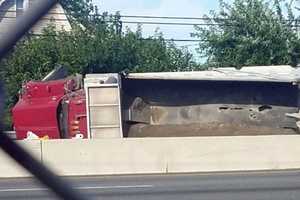 MORNING MESS: Dump Truck Tips On Route 46