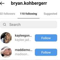 <p>Kohlberger followed his alleged victims on Instagram</p>