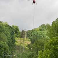 LOOK UP! Helicopter With Giant Hanging Saw Blade Flying Over York County (Photos, Video)