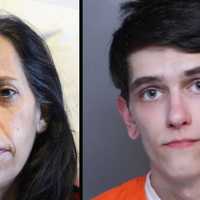 <p>Sheila Conway, 45, of Saylorsburg, and her son Zachary Herbst, 26, of East Stroudsburg</p>