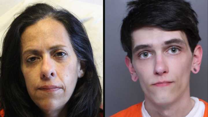 Sheila Conway, 45, of Saylorsburg, and her son Zachary Herbst, 26, of East Stroudsburg