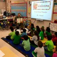East Rutherford Superintendent Reads To Kindergarten Class