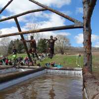 <p>The obstacle course of the Daniel Barden Mudfest.</p>