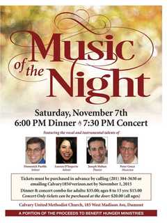 Dumont Calvary Presents Music of the Night Concert