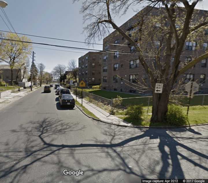 The apartment building on South Columbus Avenue in Mount Vernon.