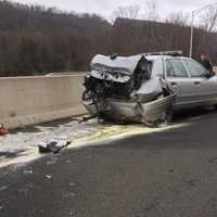 Move Over: Car Slams Into CT State Police Trooper At Crash Scene