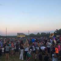 <p>A large crowd of local citizens gatheres in anticipation of a fireworks show near Nanuet High School put on by the Town of Clarkstown.</p>