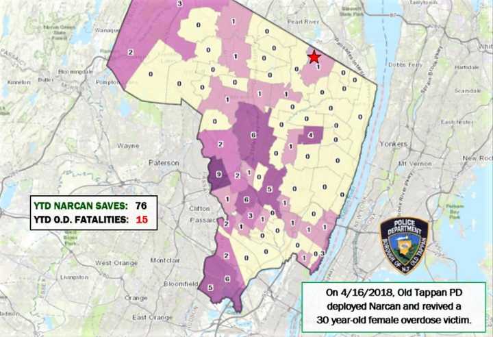 The recent streak began in Lyndhurst and ended in Old Tappan.