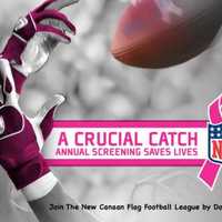 <p>Starting Saturday, over 200 New Canaan Flag Football players will be showing support of Breast Cancer Awareness Month by wearing pink items. </p>