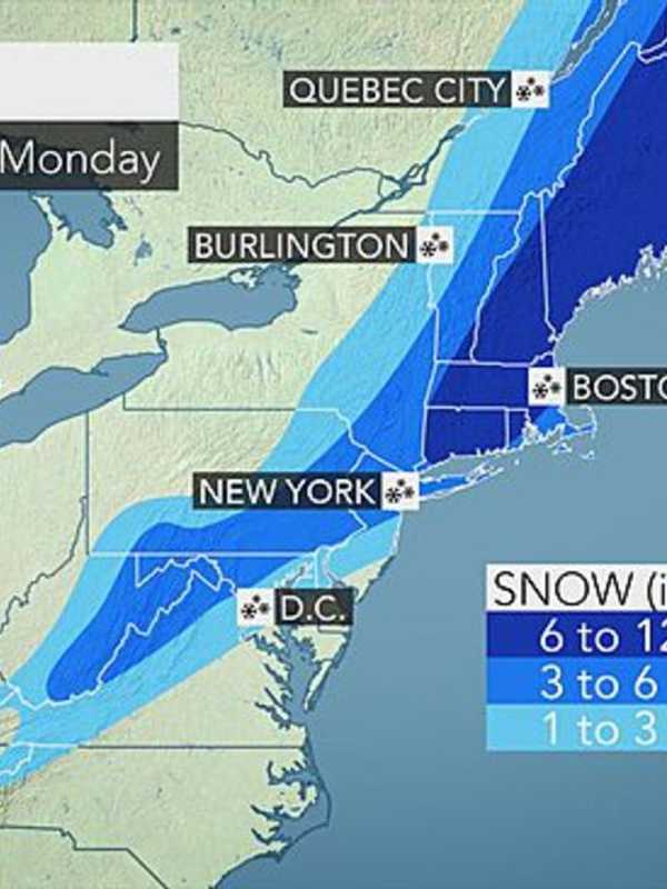 Up To A Foot? Snowfall Total From Nor'easter Hard To Predict For Bridgeport