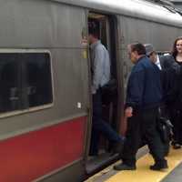 <p>Some commuters are facing small delays at the Stamford station because of congestion and full trains. </p>