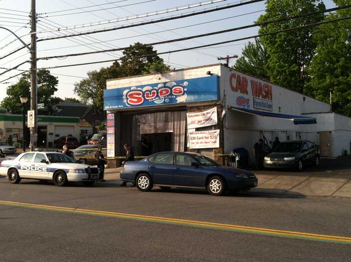 Suds Car Wash on McLean Avenue was robbed Tuesday afternoon, police and witnesses said. 