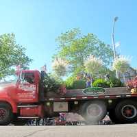 <p>This truck offered a bit of green in the sea of red, white and blue on Memorial Day. </p>