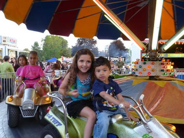 Children enjoy the Tuckahoe church school carnival.