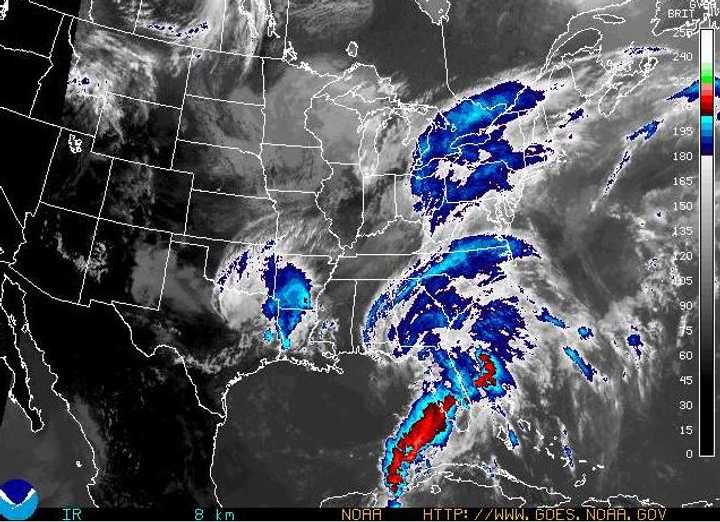 The National Weather Service issued a flash flood watch for Westchester County Thursday afternoon ahead of Tropical Storm Andrea. 