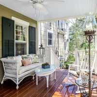 <p>The front patio at 25 Ashland Avenue</p>