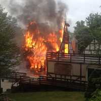 <p>Firefighters responded to a house fire at 202 Steep Hill Road on Thursday.</p>