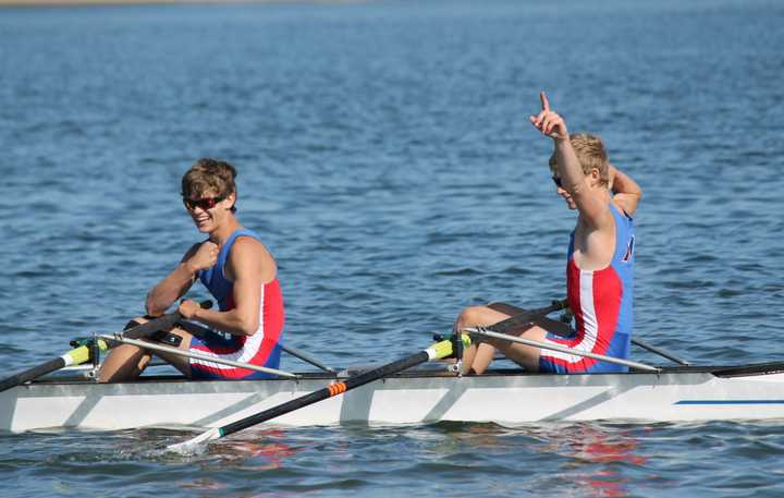 Liam McDonough and Kris Petreski of the Norwalk River Rowing Association were selected by the USRowing Junior National Team to train in their prestigious Men&#x27;s Junior B Development Camp this summer. 
