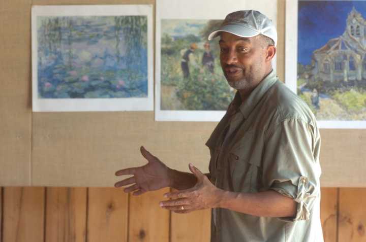 Impressionist artist and educator Dmitri Wright of Greenwich will lead a free painting workshop for teens at Weir Farm National Historic Site.