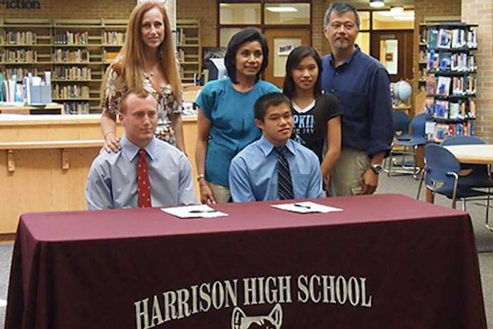 Harrison High School Athletes Make College Choices