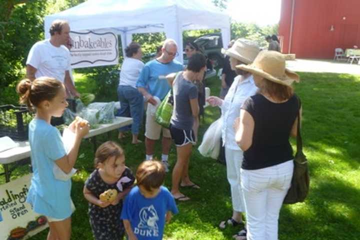 The Weston Farmers Market will take place at the Weston Historical Society Saturday morning.