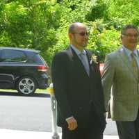 <p>Ossining Mayor William Hanauer. left, married his partner of nearly 40 years, Alan Stahl, on June 3, 2012 at Sparta Park.</p>