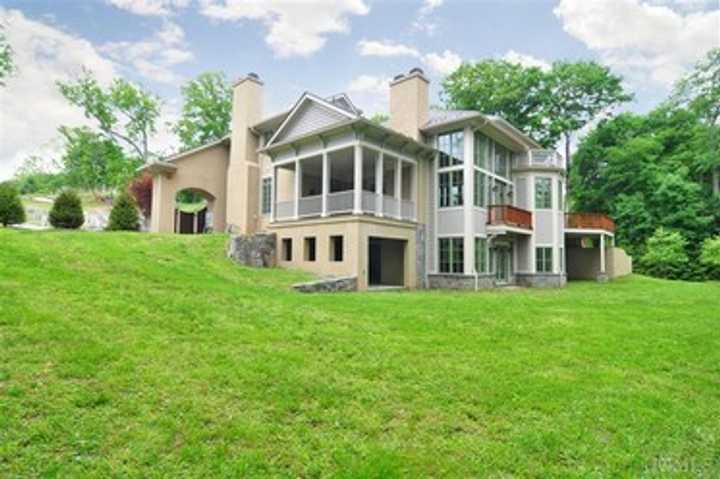 This seven-bedroom French country house on Dearman Close in Irvington is listed for $3.8 million.