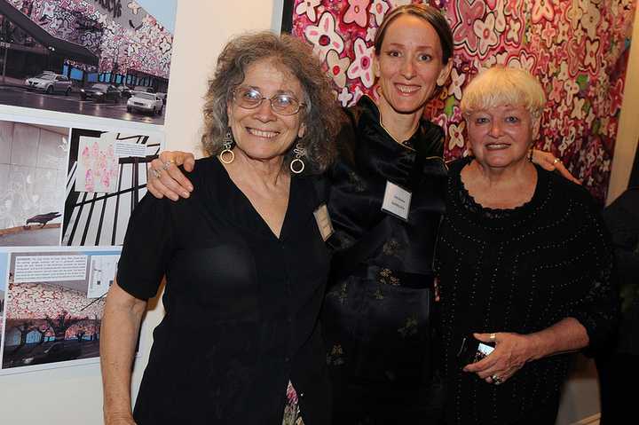 Jo Ann Brody, left, of Peekskill has a piece in the  &quot;Placemaking: Re-envisioning White Plains&quot; art exhibit in White Plains.