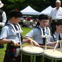 <p>Young drummers Saturday at the 90th annual Scottish Round Hill Highland Games at Cranbury Park in Norwalk.</p>