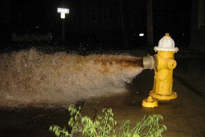 Hydrant flushing in Briarcliff Manor resumed this week.