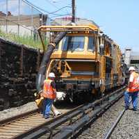 <p>Crews have welded rail joints, installed new insulated joints, and installed new fencing.  </p>