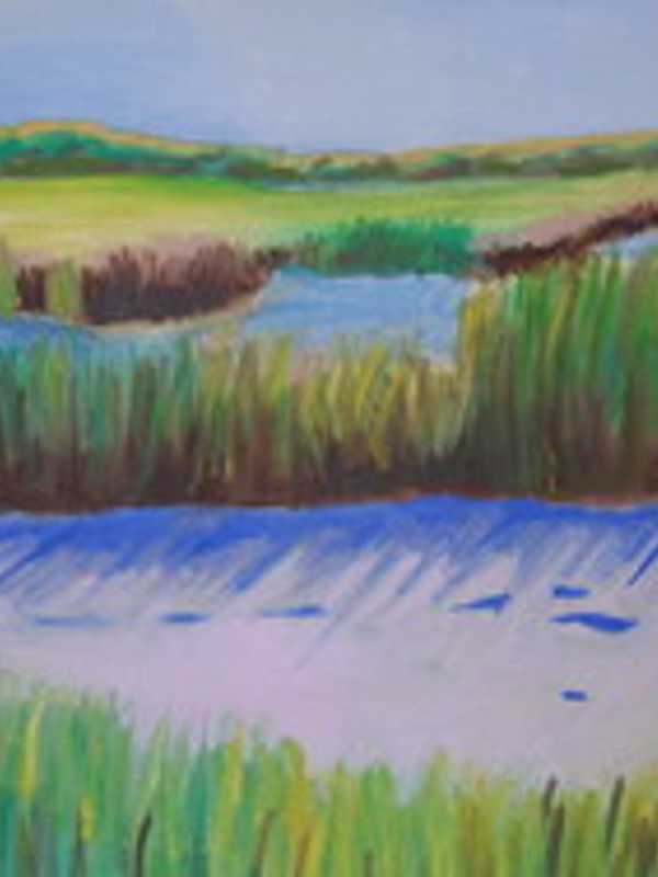 Harrison Library Hosts Reception For Artist Norma Foege