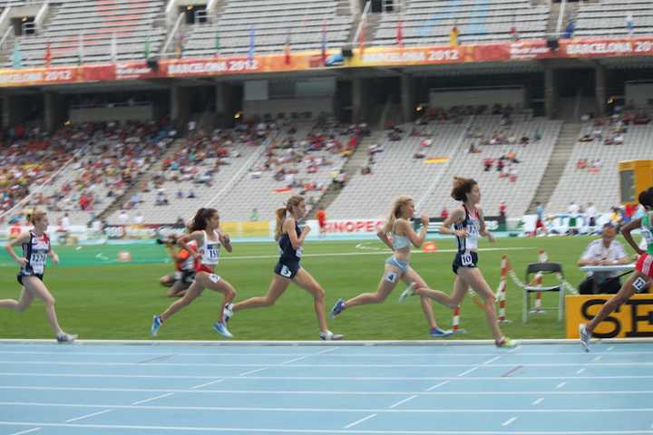 Bronxville&#x27;s Cain at the World Junior Championship in Barcelona. 