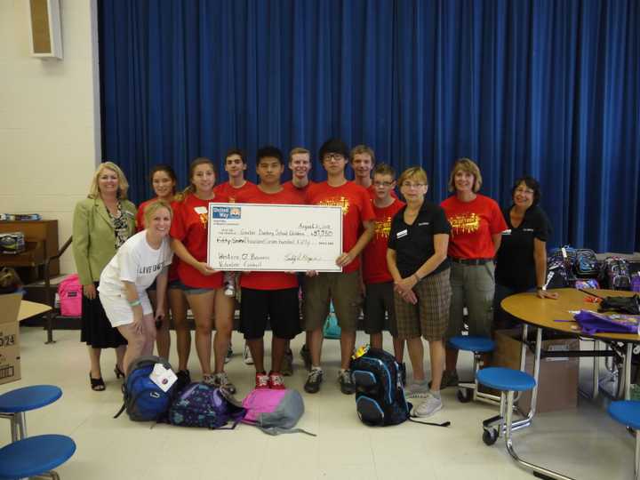 The United Way of Western Connecticut  donated close to $56,000 worth of school supplies to Danbury students in need. 