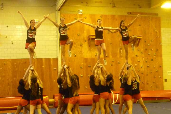 Fox Lane Cheerleaders Ready to Go
