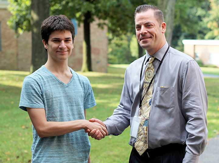 Garo Bedonian, left, a Westlake High School senior, has been named a 2014 National Merit Semifinalist.