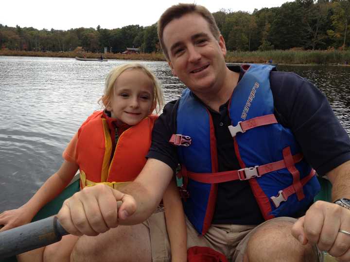 Jim and Meghan Barker attend the Y Princess spring outing.