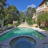 <p>A view of the pool at the home of Westport&#x27;s Michael Bolton</p>