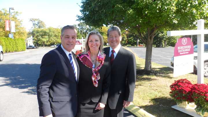 Ron Peltier, Candace Adams and Earl Lee were on hand for Wednesday&#x27;s announcement.