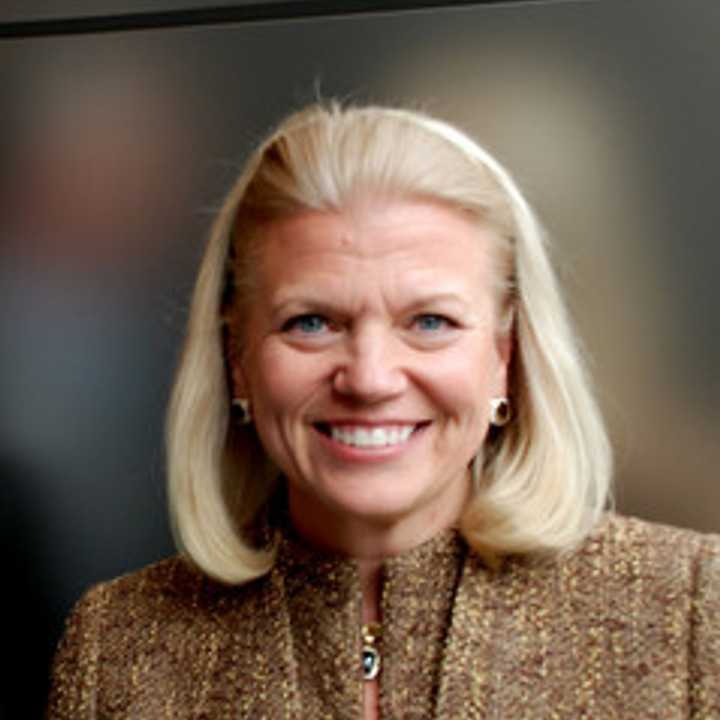 Ginni Rometty is in her second year as head of Armonk-based IBM.