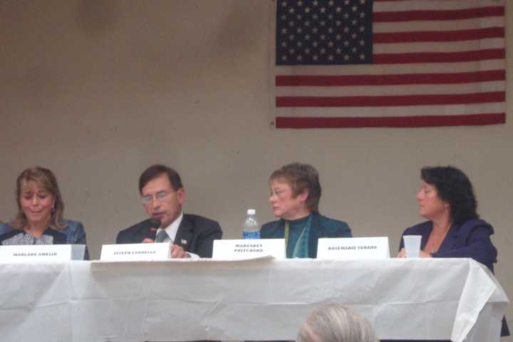 Harrison Board Candidates Address Town Spending