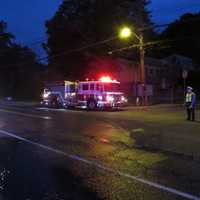 <p>There were several fire engines called to the fire at the JCC of Mid-Westchester.</p>