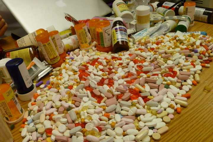 Bring your prescription drugs to a special take-back event. 