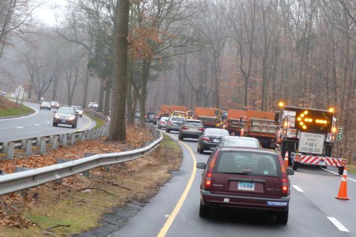 A nighttime paving project will leave the northbound on and off ramps of exit 41 of the Merritt Parkway closed on Friday, Oct. 25. 