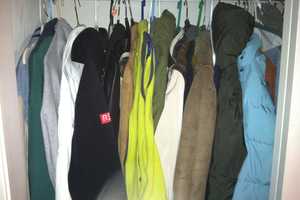 Brings Coats For The Needy To Port Chester Village Hall
