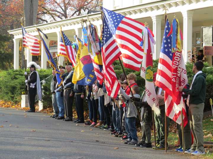 All branches of the armed forces were present Sunday in Yorktown.