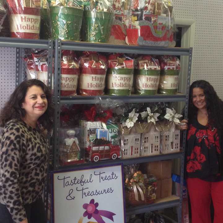 Rose Colonna, left, and her daughter, Jennifer, run Tasteful Treats &amp; Treasures in Bedford.